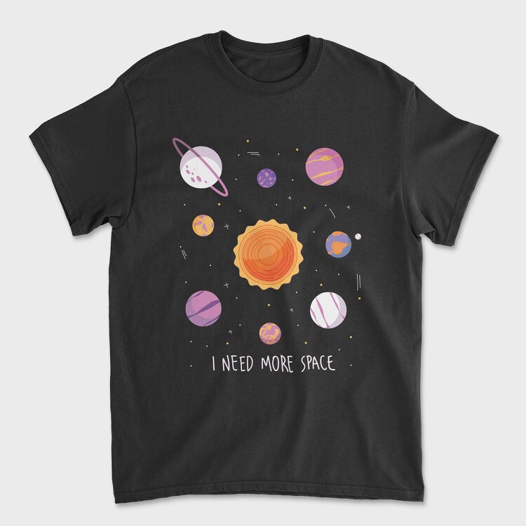 Tricou Barbati (Unisex), Need More Space Solar System