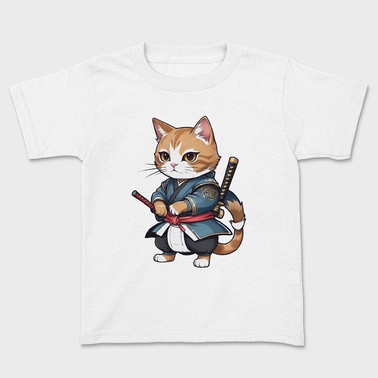 Tricou Copii, Ninja Cat