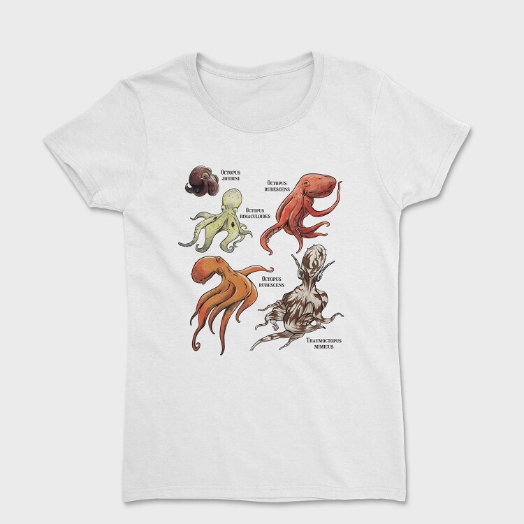 Tricou Femei, Octopus Set