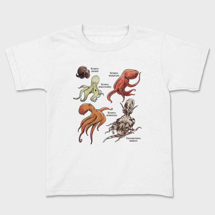 Tricou Copii, Octopus Set