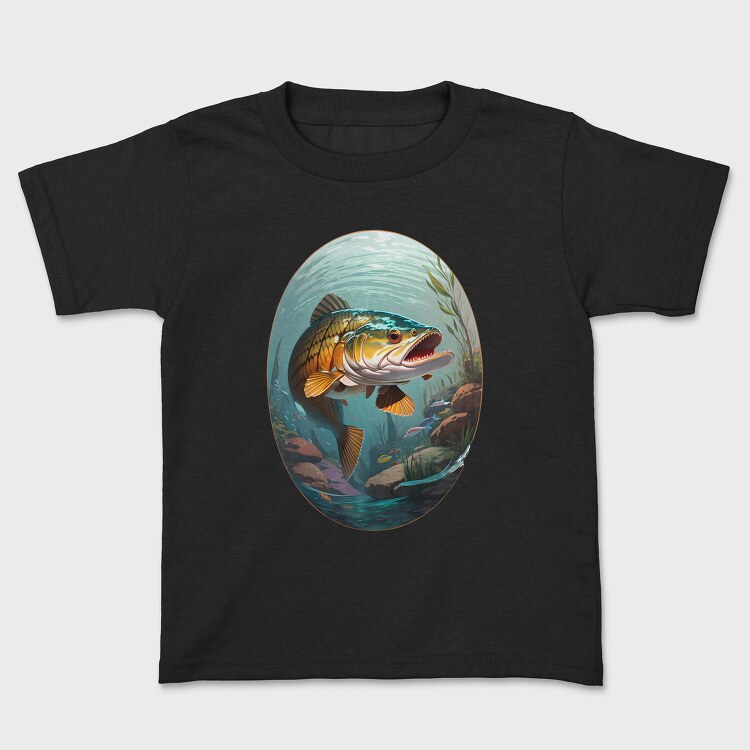 Tricou Copii, Pikewater Fish