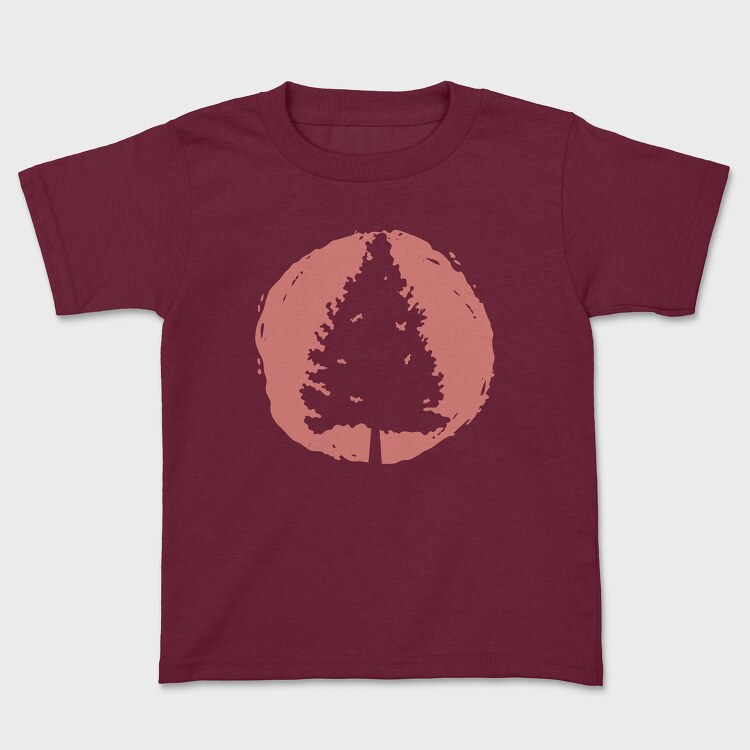 Tricou Copii, Pine Tree Sunset