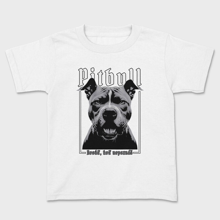 Tricou Copii, Pitbull Portrait