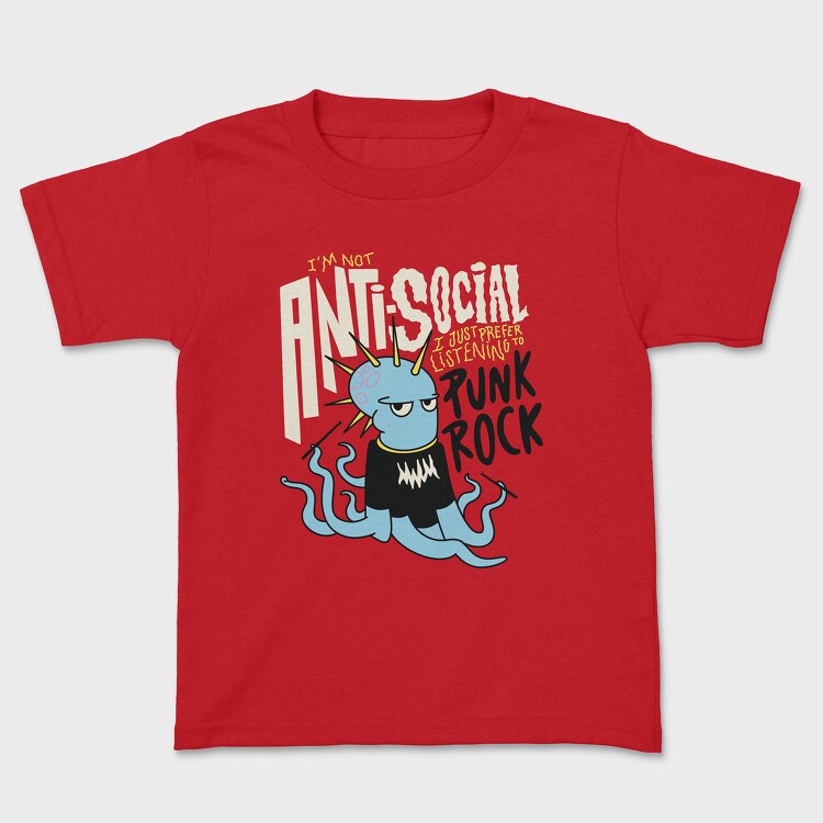 Tricou Copii, Punk Rock Octopus