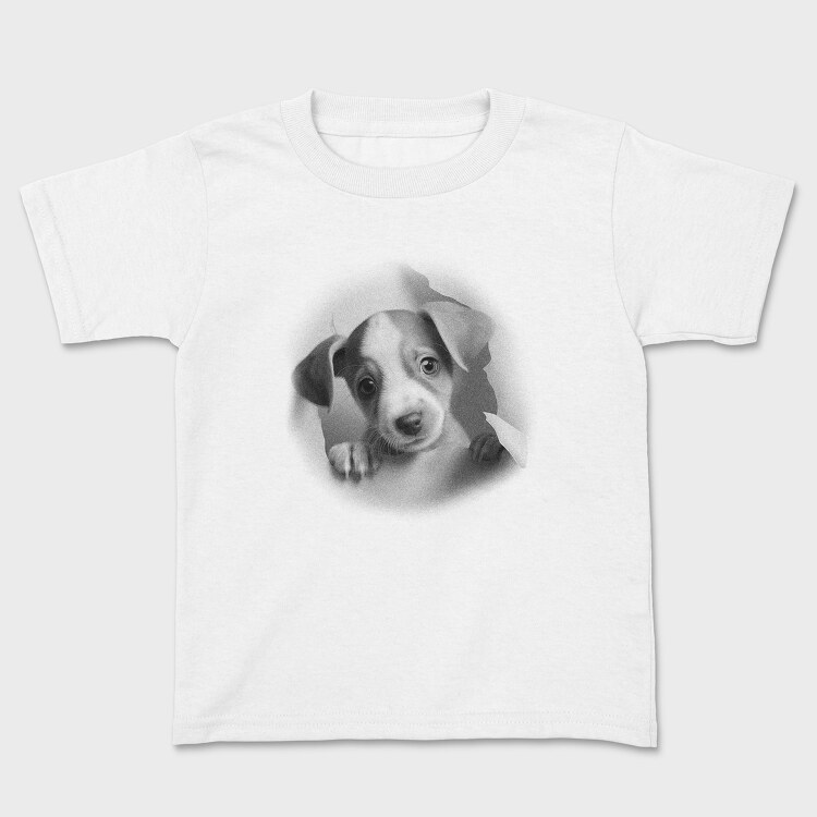 Tricou Copii, Puppy Coming Out