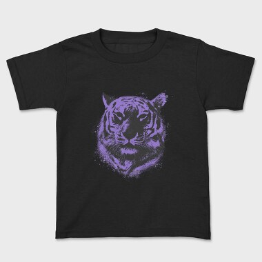 Tricou Copii, Purple Tiger