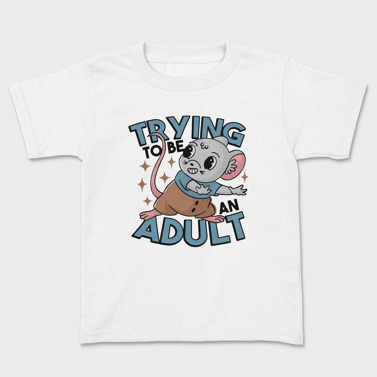 Tricou Copii, Rat Trying to Be an Adult