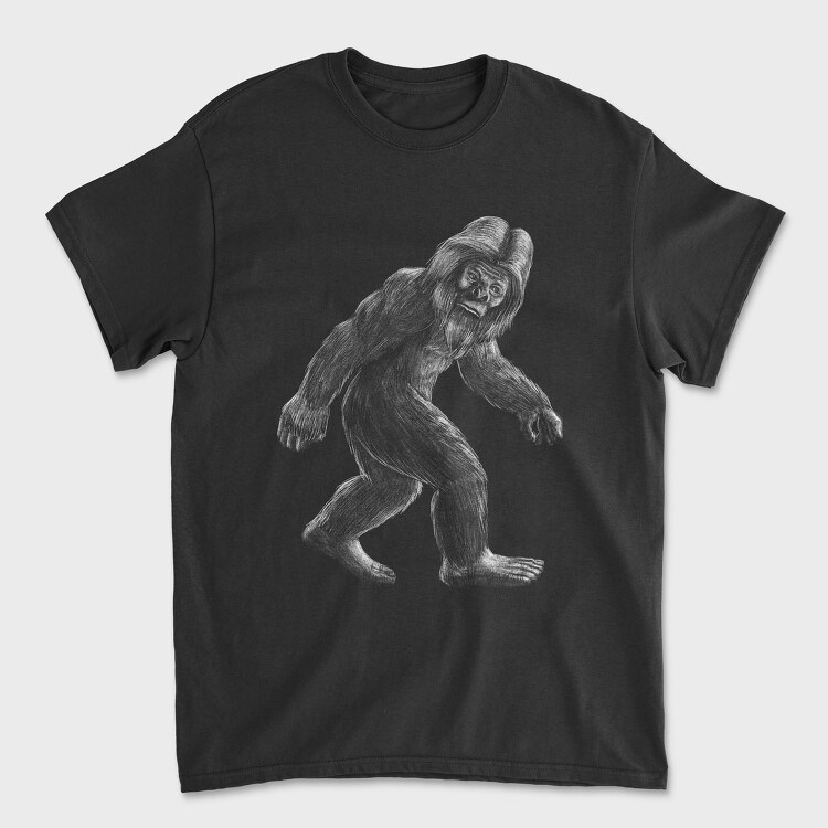 Tricou Barbati (Unisex), Realistic Big Foot