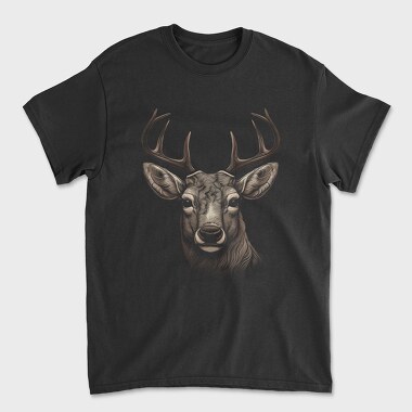 Tricou Barbati (Unisex), Realistic Deer