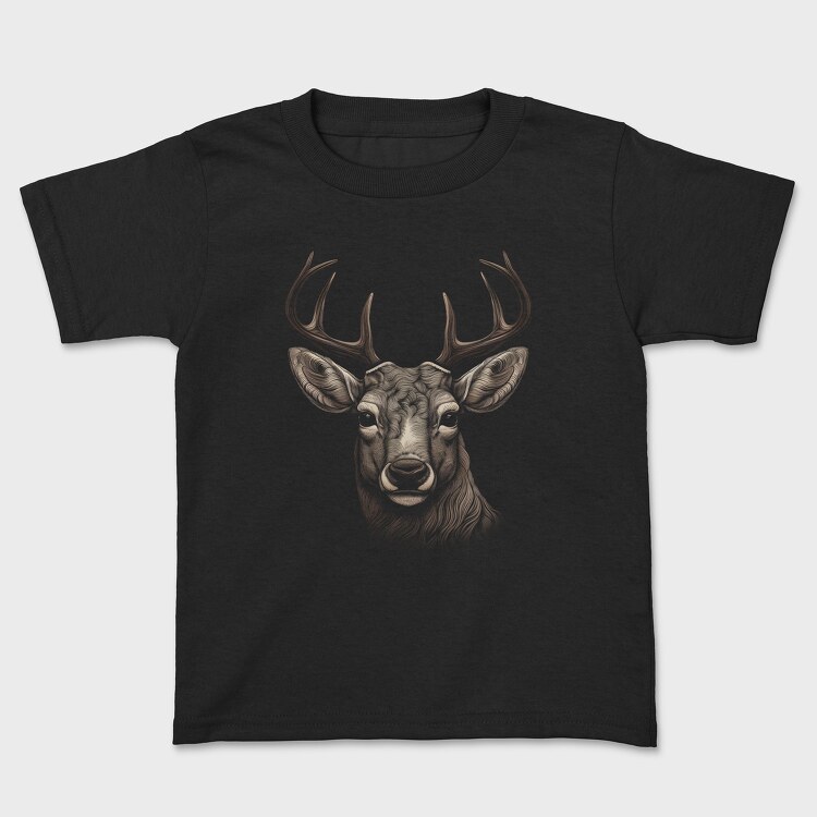 Tricou Copii, Realistic Deer