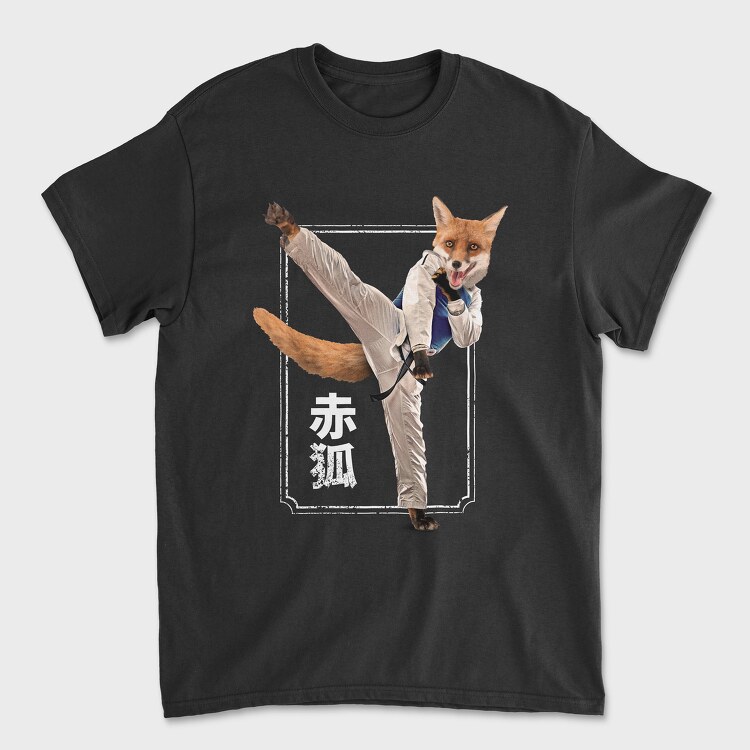 Tricou Barbati (Unisex), Red Fox Kick