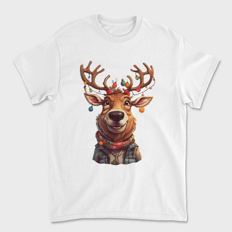 Tricou Barbati (Unisex), Reindeer Christmas Funny