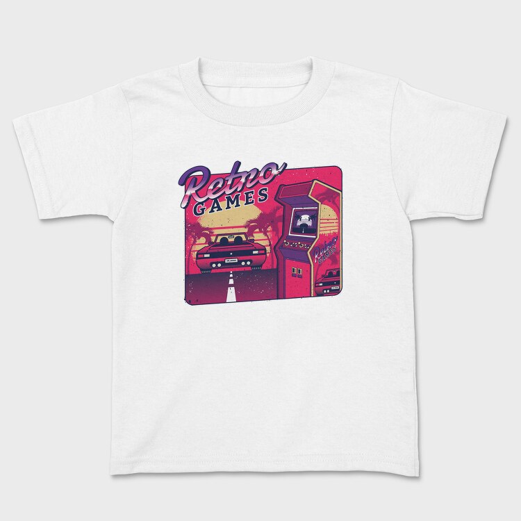 Tricou Copii, Retro Games Car