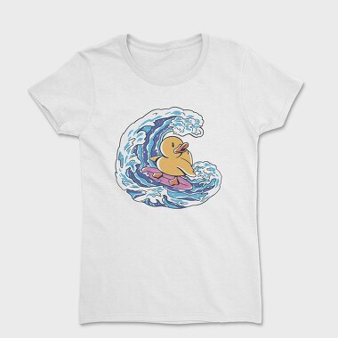 Tricou Femei, Rubber Duck Surf