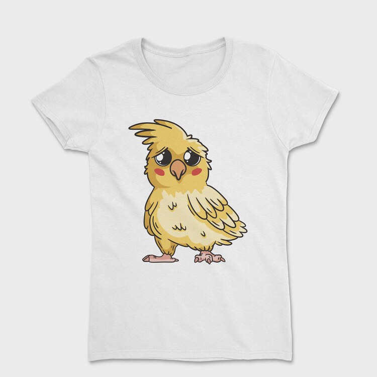 Tricou Femei, Sad Cockatiel