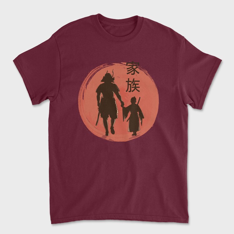 Tricou Barbati (Unisex), Samurai Father and Son