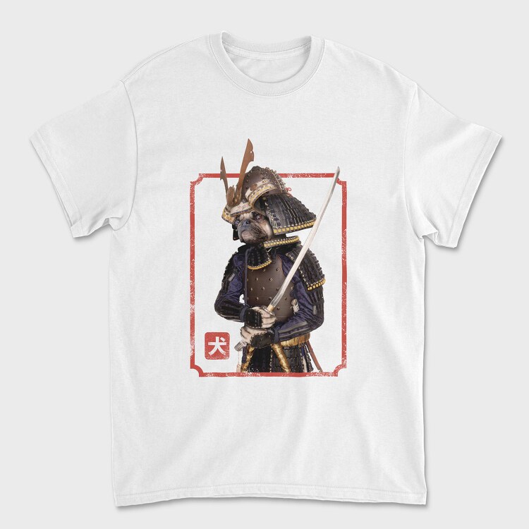 Tricou Barbati (Unisex), Samurai Pug