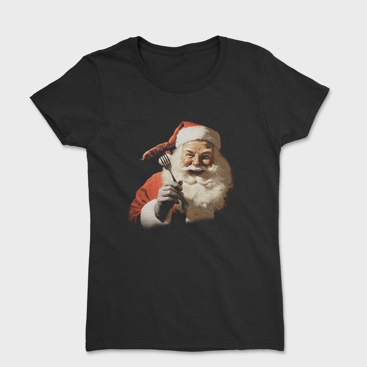 Tricou Femei, Santa Funny