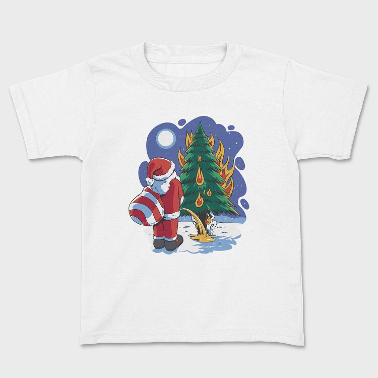 Tricou Copii, Santa Tree Pee