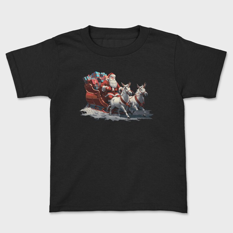 Tricou Copii, Santaclaus Christmas Sleigh