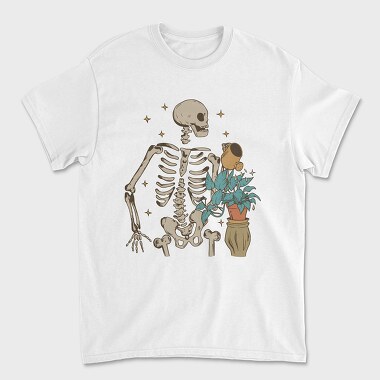 Skeleton Watering the Plant, Tricou Barbati (Unisex)