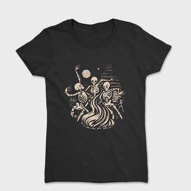 Skeletons Dancing Fire, Tricou Femei