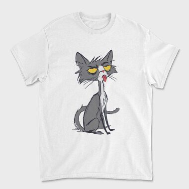 Skinny Funny Cat, Tricou Barbati (Unisex)