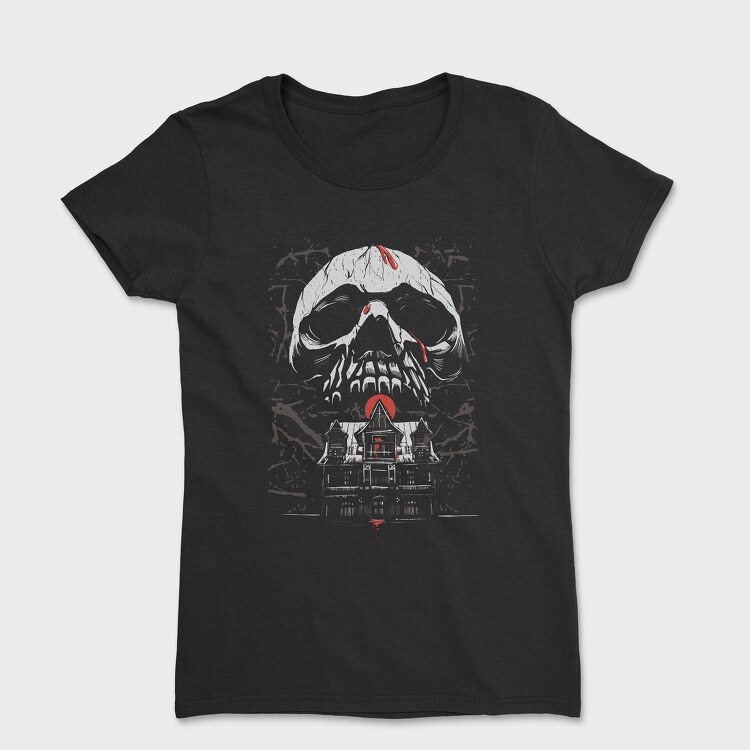 Skull Haunted House, Tricou Femei