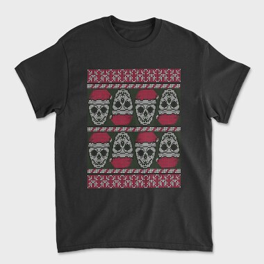 Skulls Ugly Sweater, Tricou Barbati (Unisex)