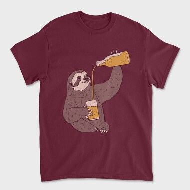 Sloth Beer, Tricou Barbati (Unisex)