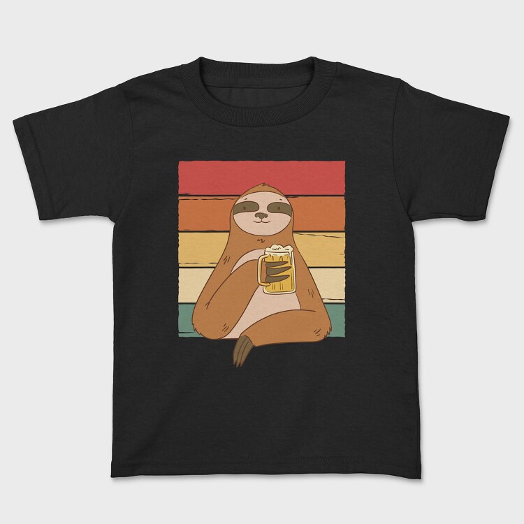 Sloth Drinking Beer, Tricou Copii