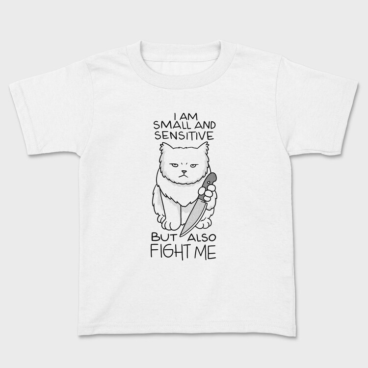 Small and Sensitive Cat, Tricou Copii