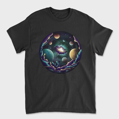 Space Explosion, Tricou Barbati (Unisex)