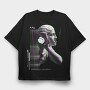 Glitch Sculpture, Tricou Oversize Barbati (Unisex)