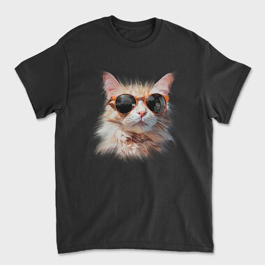 Sunglass Cat, Tricou Barbati (Unisex)