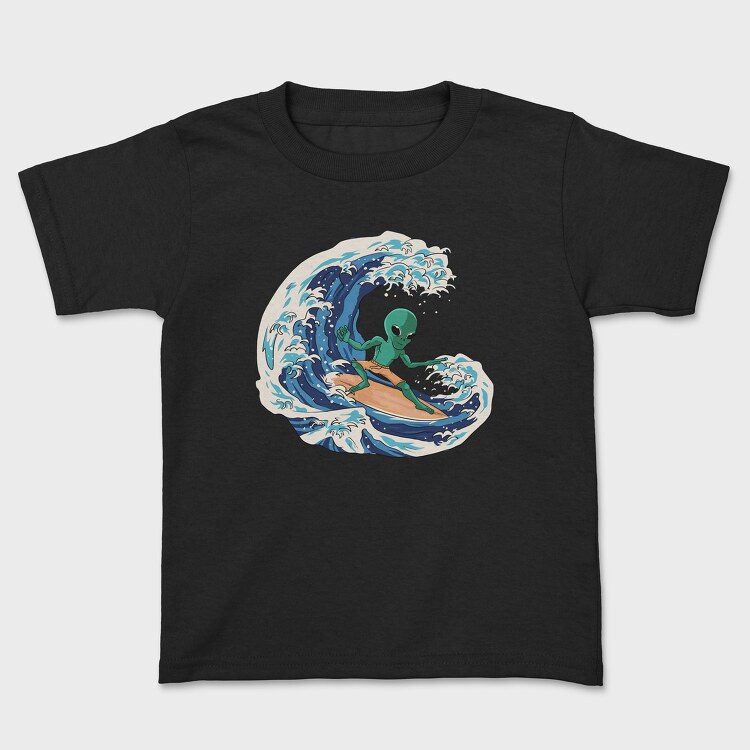 Surfing Alien, Tricou Copii