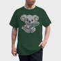 Cute Koala Australian Eucaliptus, Tricou Barbati (Unisex)