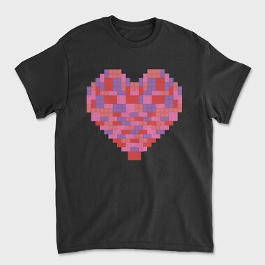 Toy Brick Heart, Tricou Barbati (Unisex)