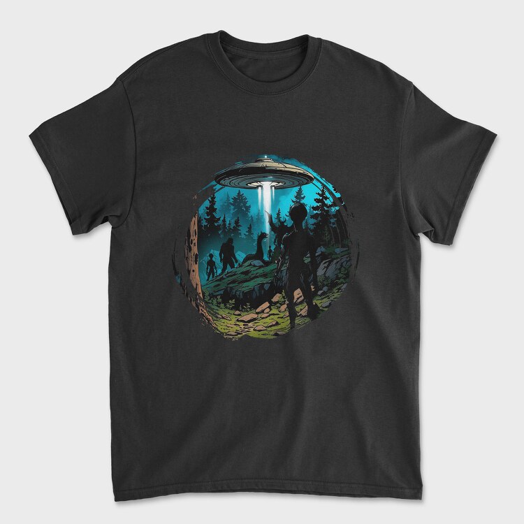 Ufo Nature, Tricou Barbati (Unisex)