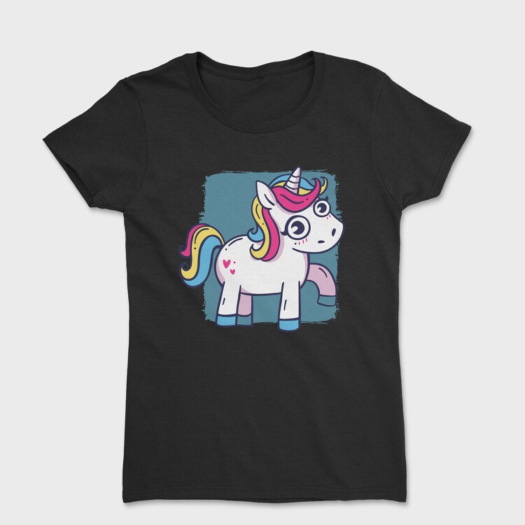 Unicorn Cute Animation, Tricou Femei