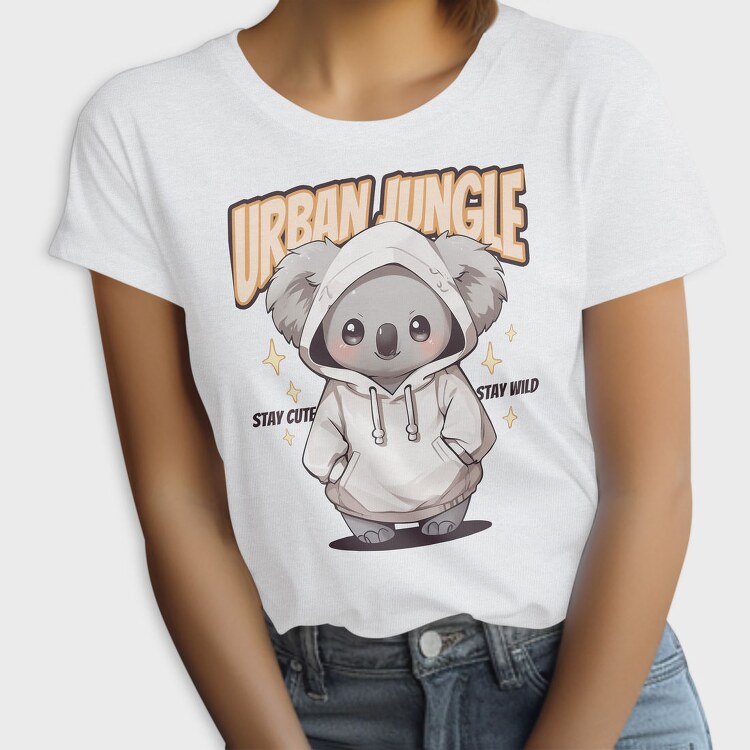 Cute Koala Urban, Tricou Femei