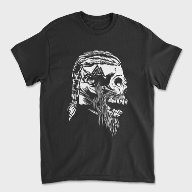 Viking Skull 3, Tricou Barbati (Unisex)