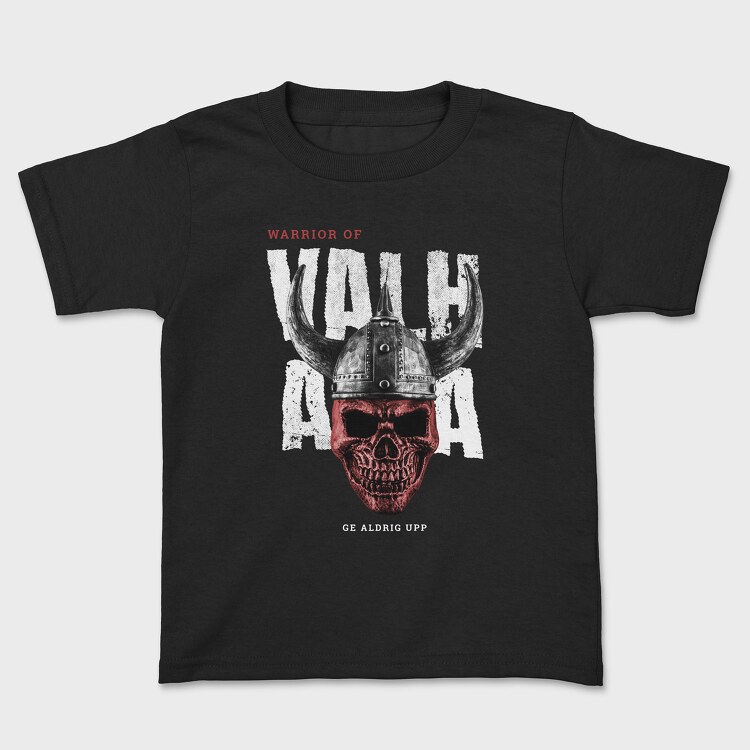 Viking Skull Valhalla, Tricou Copii