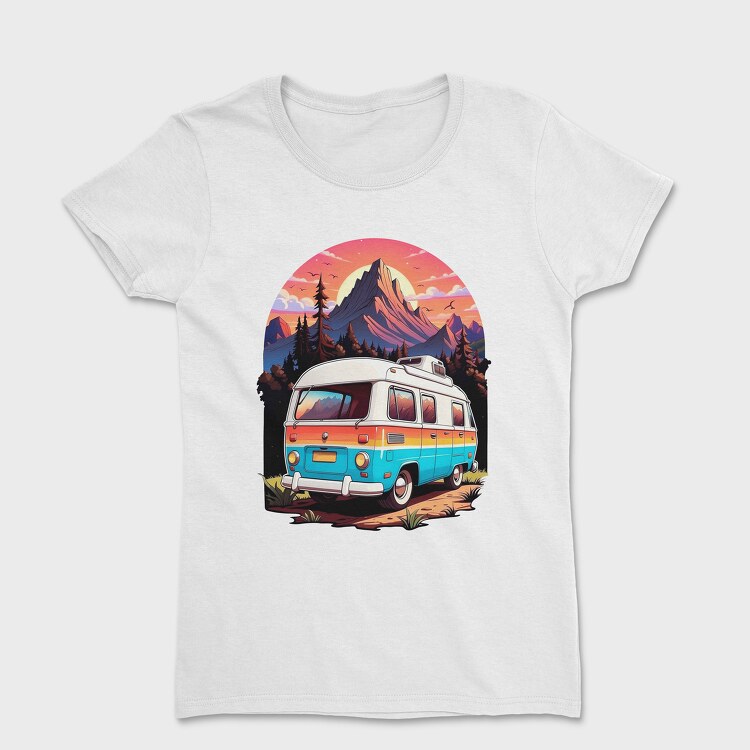 Vintage Bus, Tricou Femei