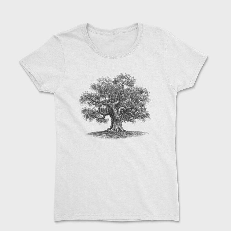 Vintage Oak Tree, Tricou Femei