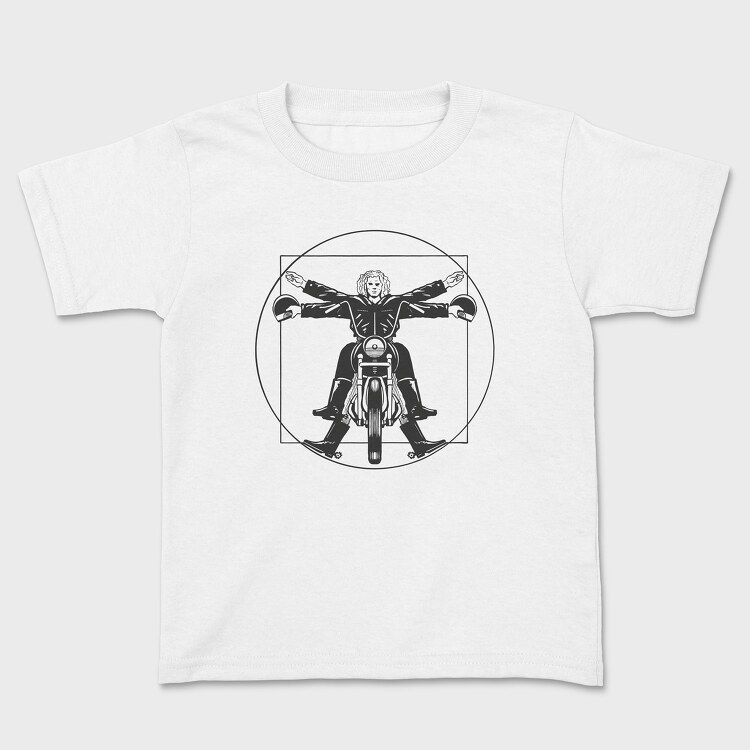 Vitruvian Man Bike, Tricou Copii