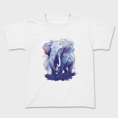 Watercolor Elephant, Tricou Copii