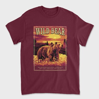 Wild Bear Forest, Tricou Barbati (Unisex)