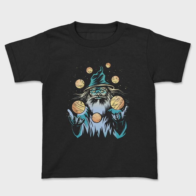 Wizard Juggling Planets, Tricou Copii