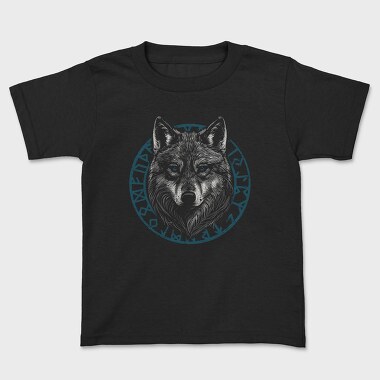 Wolf Head Blue, Tricou Copii